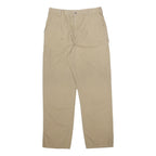 CARHARTT Mens Cotton Beige Regular Straight Trousers W36 L34 Workwear Utility