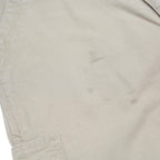 CARHARTT Mens Cotton Beige Regular Straight Trousers W36 L34 Workwear Utility
