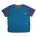 CARHARTT Pullover Mens Worker Shirt Blue L