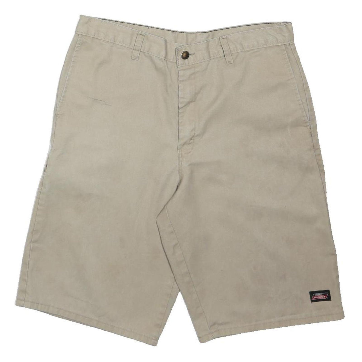 DICKIES Mens Shorts Beige Casual M W34 Workwear Polyester Blend Pockets