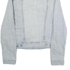 LEVI'S Womens Blue Denim Jacket M Cotton Plain Button Closure Casual Outerwear