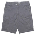CARHARTT Mens Shorts Grey Cargo M W34 Cotton Blend Durable Workwear