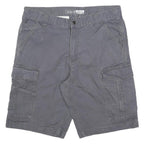 CARHARTT Mens Shorts Grey Cargo M W34 Cotton Blend Durable Workwear