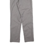 DICKIES Mens Cotton Slim Grey Trousers W30 L32 Workwear Casual Zip Closure