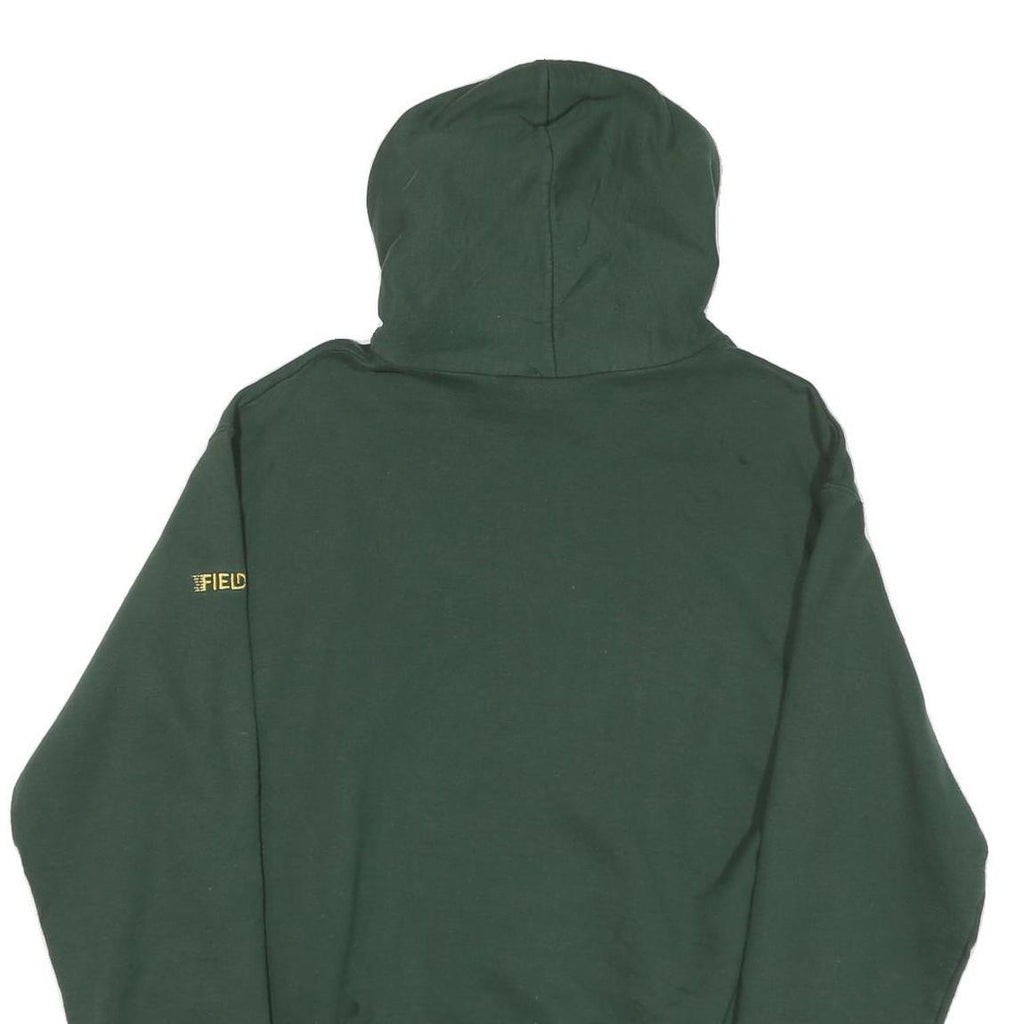 CHAMPION Mens Green Pullover Hoodie M Cotton Blend Casual Sweatshirt