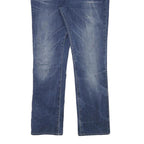 LEVI'S Womens Jeans Blue Slim Straight Denim Medium W32 L28 Zip Cotton Blend