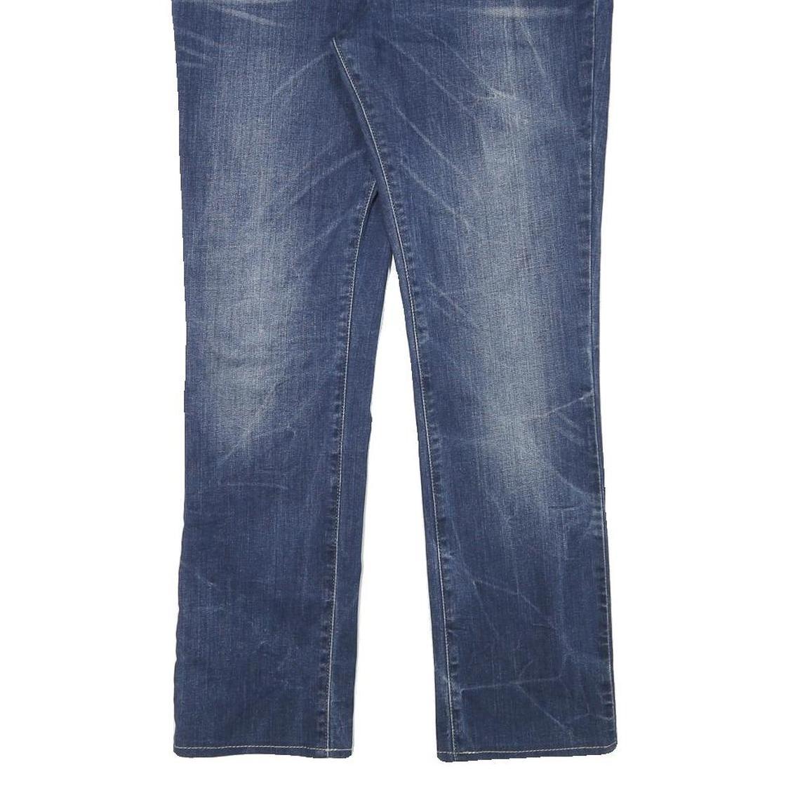 LEVI'S Womens Jeans Blue Slim Straight Denim Medium W32 L28 Zip Cotton Blend