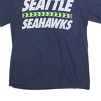 NIKE Mens Navy & Green Seattle Seahawks Graphic T-Shirt L Short Sleeve Crew Neck