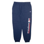 CHAMPION Mens Joggers Blue Tapered XL W28 L26