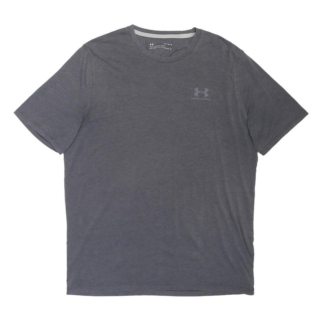 UNDER ARMOUR Mens Grey Short Sleeve Crew Neck Modern T-Shirt M