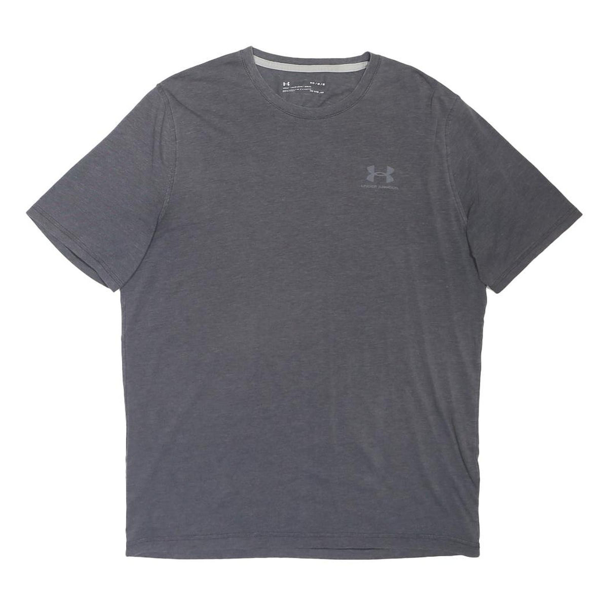UNDER ARMOUR Mens Grey Short Sleeve Crew Neck Modern T-Shirt M