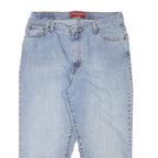 LEVI'S Womens Jeans Blue Slim Straight Denim Medium W33 L22 Classic Denim Zip