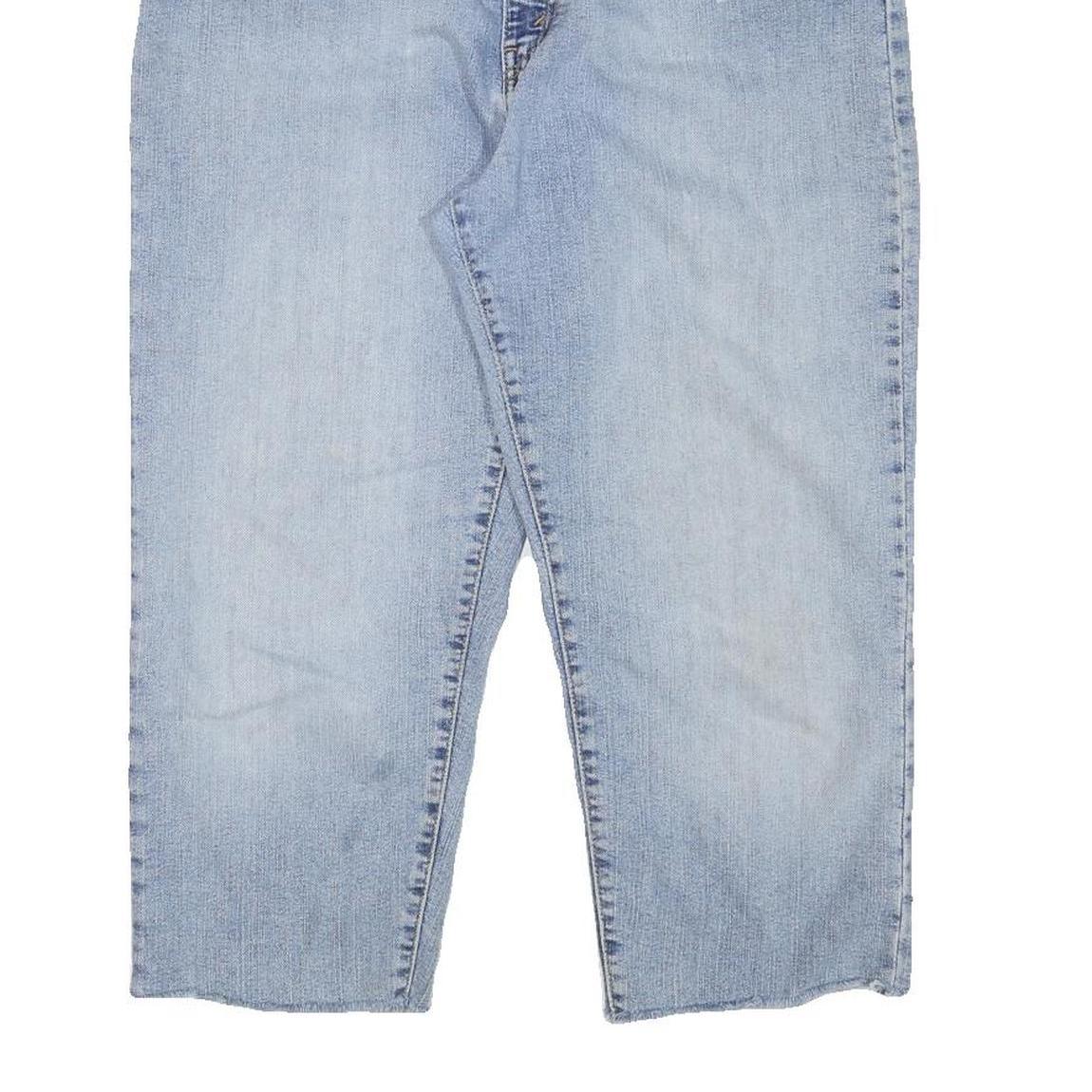 LEVI'S Womens Jeans Blue Slim Straight Denim Medium W33 L22 Classic Denim Zip