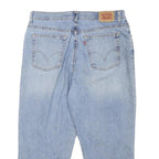 LEVI'S Womens Jeans Blue Slim Straight Denim Medium W33 L22 Classic Denim Zip