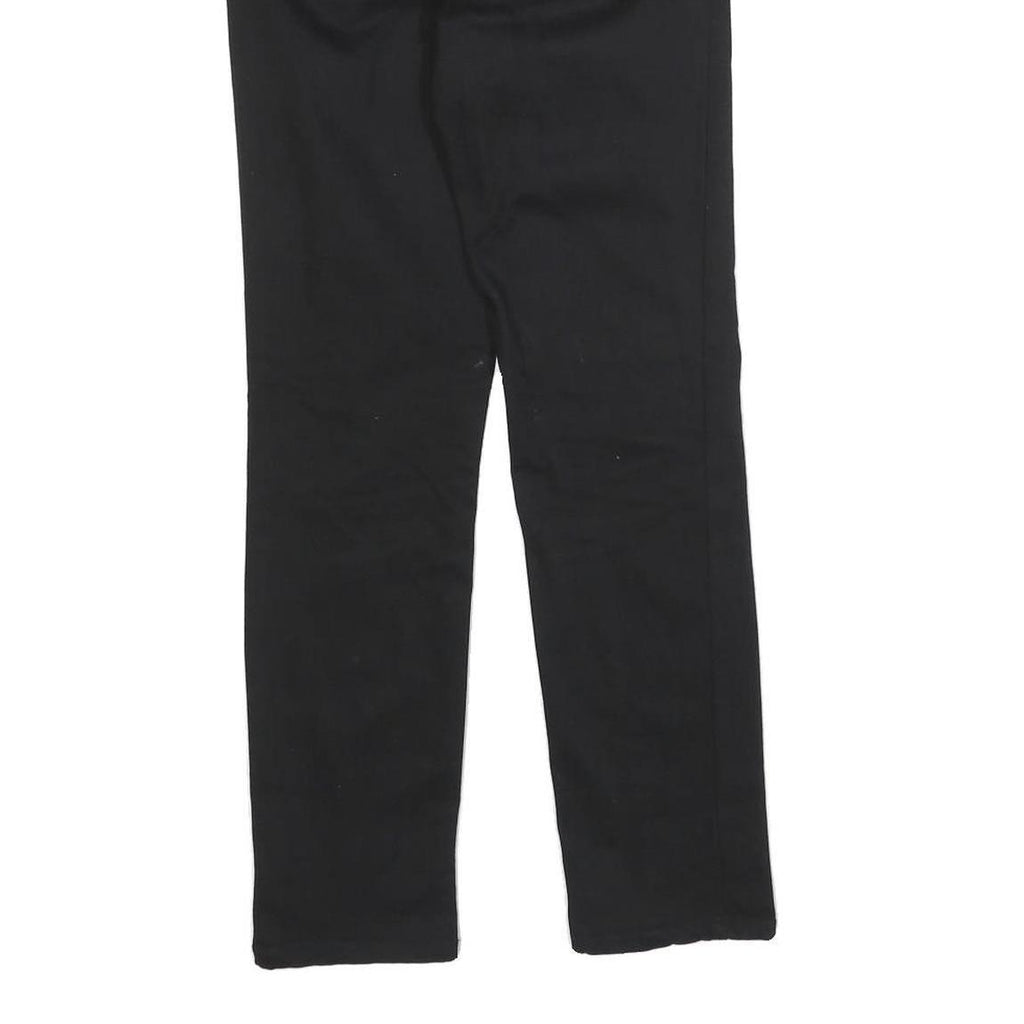 LEVI'S 712 Womens Jeans Black Slim Skinny Denim W25 L27 Stretch Cotton Blend Zip