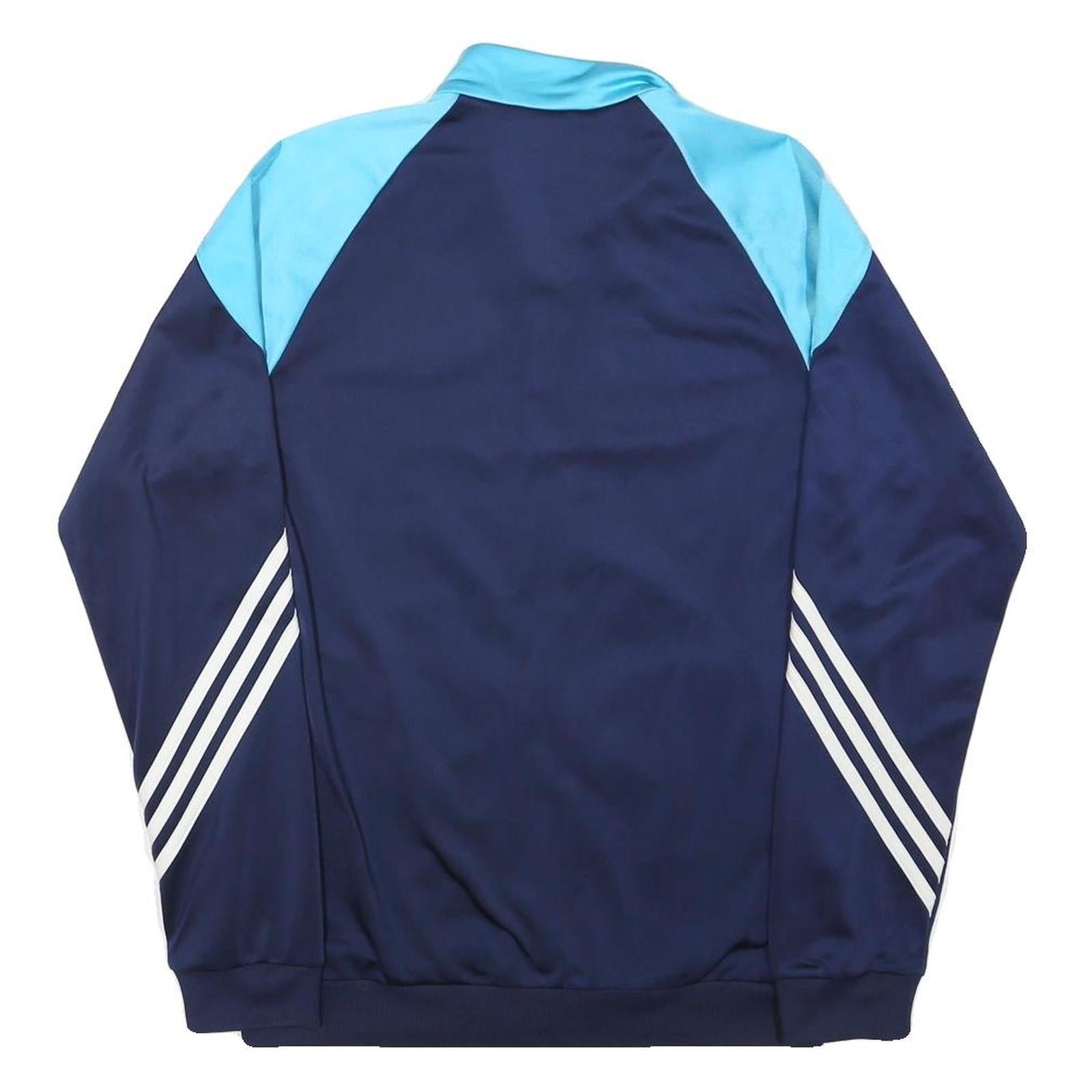 ADIDAS Mens Blue & Light Blue FC Aire-Le-Lignon Geneva Jacket S Polyester Blend