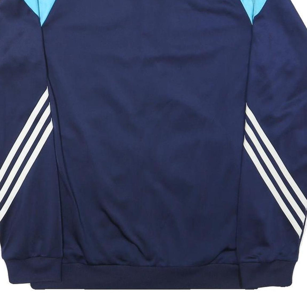 ADIDAS Mens Blue & Light Blue FC Aire-Le-Lignon Geneva Jacket S Polyester Blend