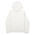 NIKE Womens White Hoodie XS Cotton Blend Pullover Lightweight Casual