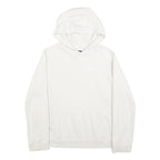 NIKE Womens White Hoodie XS Cotton Blend Pullover Lightweight Casual