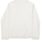 NIKE Womens White Hoodie XS Cotton Blend Pullover Lightweight Casual