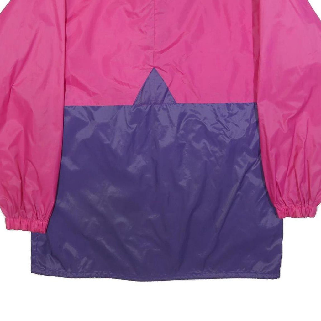 K-WAY Womens Pink & Purple Outdoor Jacket M Polyamide Plain Lightweight Zip