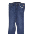 TOMMY HILFIGER Mens Jeans Blue Slim Skinny Denim Medium W30 L29 Zip Closure