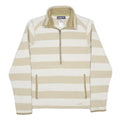 PATAGONIA Womens Cream & Beige Striped Pattern Pullover Jumper M Polyester