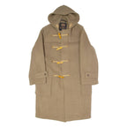 GLOVERALL Mens Duffle Coat Beige Wool XS