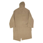 GLOVERALL Mens Duffle Coat Beige Wool XS