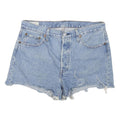 LEVI'S Womens Denim Blue Cut-Off Shorts L W31 Casual Stylish Summer
