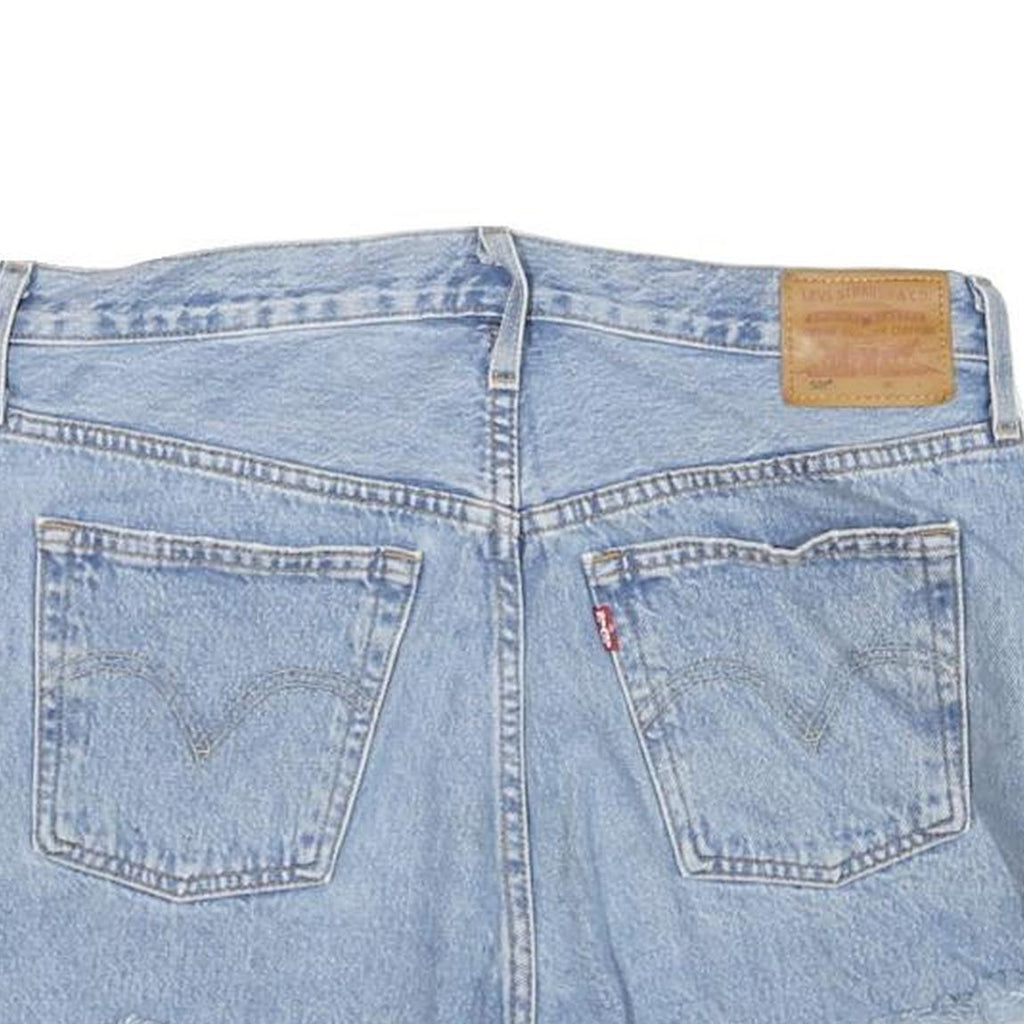 LEVI'S Womens Denim Blue Cut-Off Shorts L W31 Casual Stylish Summer