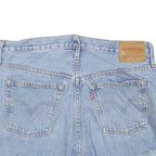 LEVI'S Womens Denim Blue Cut-Off Shorts L W31 Casual Stylish Summer