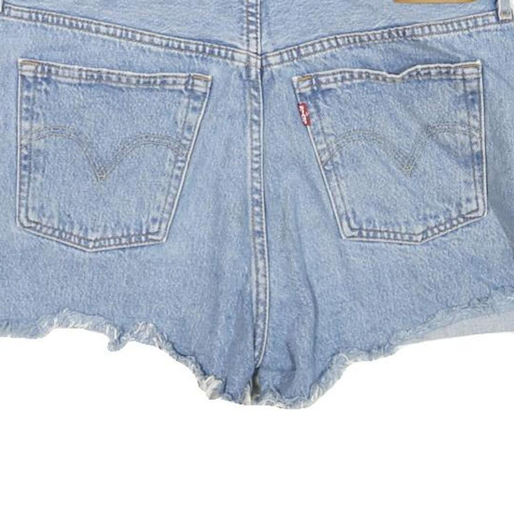 LEVI'S Womens Denim Blue Cut-Off Shorts L W31 Casual Stylish Summer