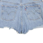 LEVI'S Womens Denim Blue Cut-Off Shorts L W31 Casual Stylish Summer
