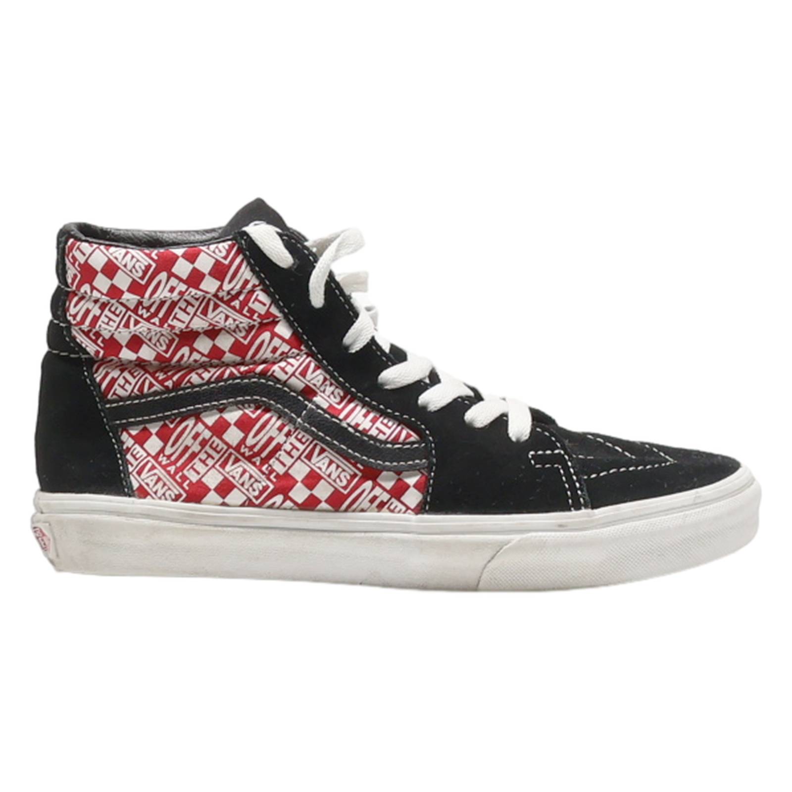 VANS Slip-On High Top Trainers Black Synthetic Mens UK 5