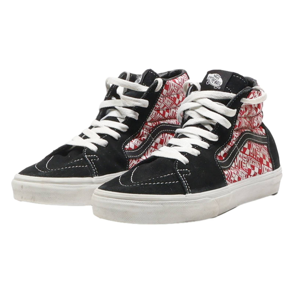 VANS Slip-On High Top Trainers Black Synthetic Mens UK 5