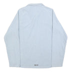 PUMA Womens Blue Plain Jumper Half Zip Basic Knit M Sportswear Activewear