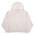 ADIDAS Womens Beige Hoodie M Cotton Blend Casual Pullover Sweatshirt