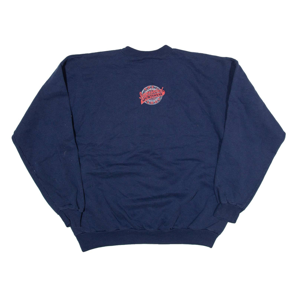 HAINES Rock Canyon Mens Sweatshirt Blue USA L