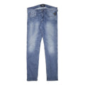 REPLAY Mens Slim Blue Denim Light W33 L31 Zip Jeans Authentic Stylish Comfort