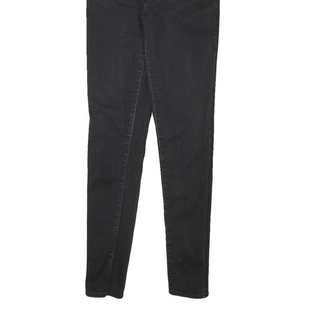 LEVI'S Womens Slim Black Denim Slim Skinny Jeans W28 L30 Stretch Cotton Blend