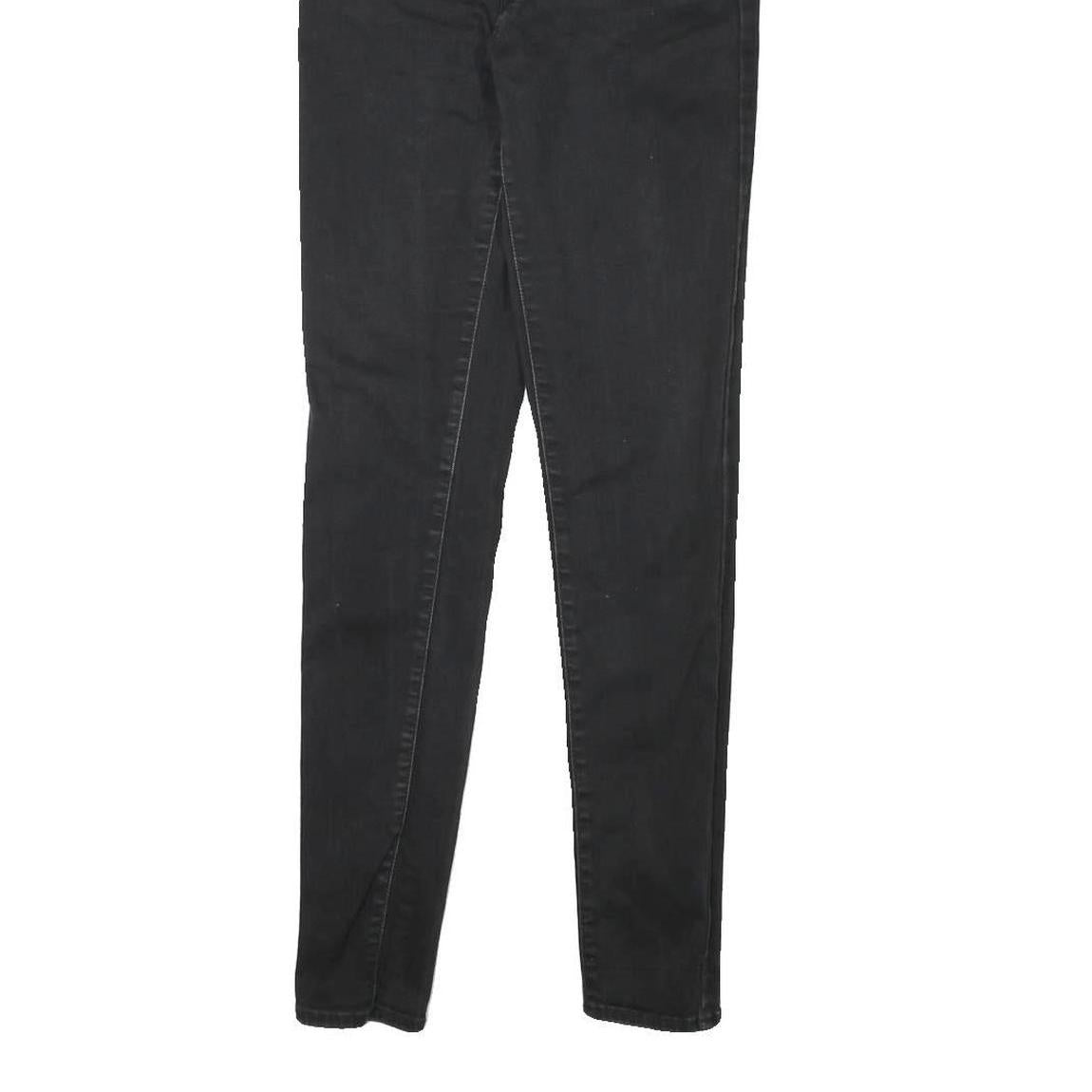 LEVI'S Womens Slim Black Denim Slim Skinny Jeans W28 L30 Stretch Cotton Blend