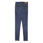 LEVI'S Womens Jeans Blue Slim Skinny Denim Medium W26 L32 Stylish Zip Closure