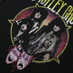 Mens Black Motley Crue Graphic T-Shirt M Short Sleeve Crew Neck Cotton Blend