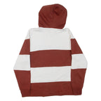 LEVI'S Button Neck Mens Brown Hoodie L