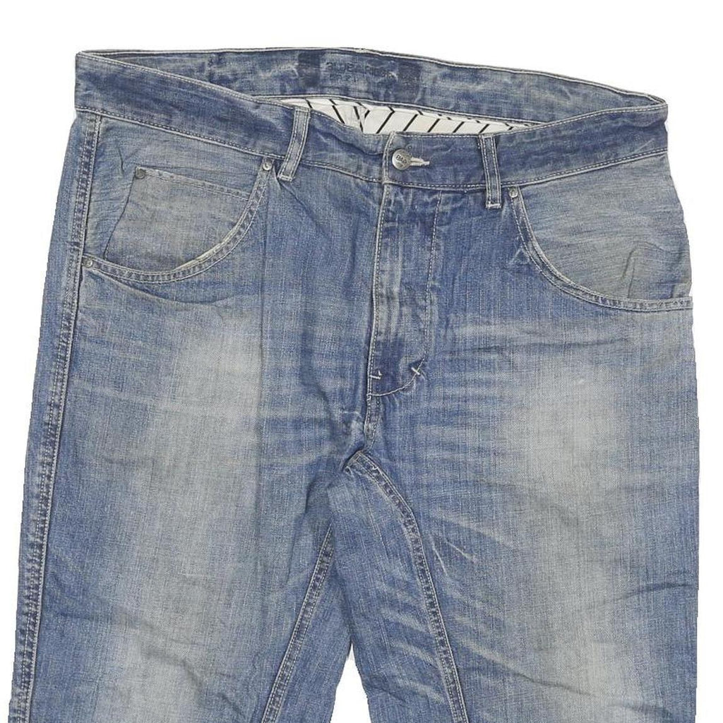 BAR Mens Denim Blue Cotton Blend Casual Shorts 2XL W36 Comfortable Fit