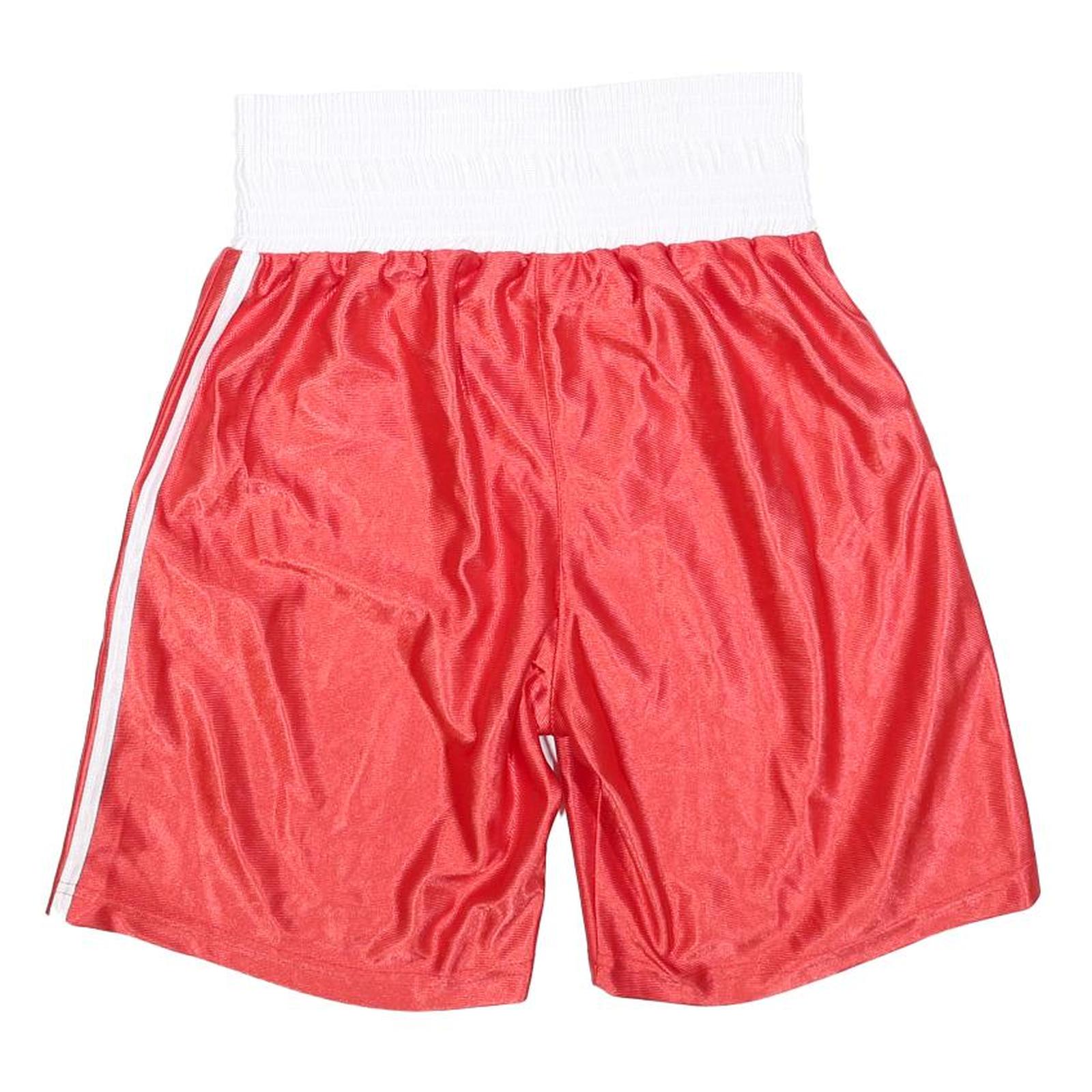 Mens Red Casual Boxing Family Elastic Waistband Shorts S W26 Sports Gym Wear