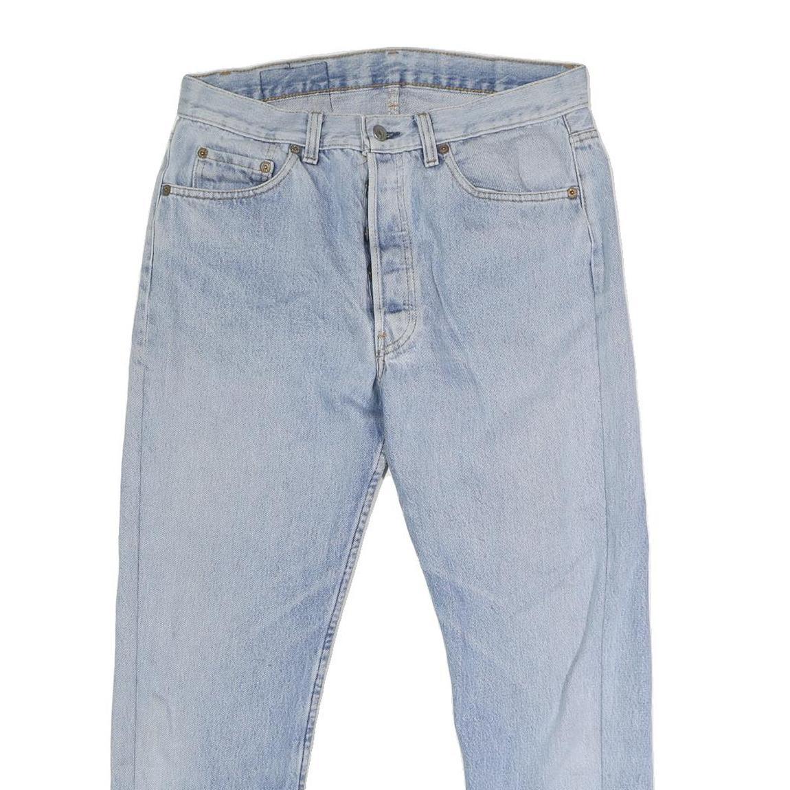 LEVI'S Mens Jeans Blue Regular Straight Denim Light W32 L25 Classic Fit Button