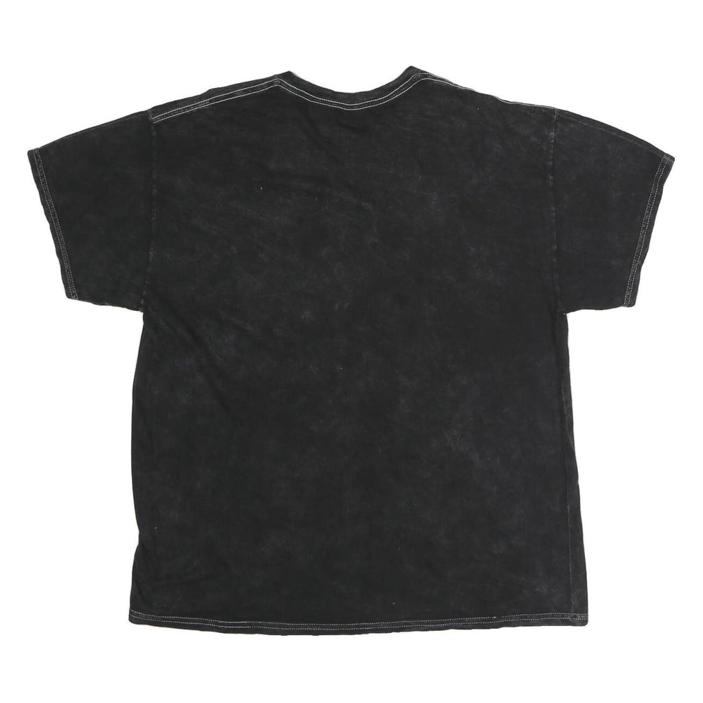 TOYOTA Mens Black Cotton Supra Graphic T-Shirt XL Short Sleeve Crew Neck Night