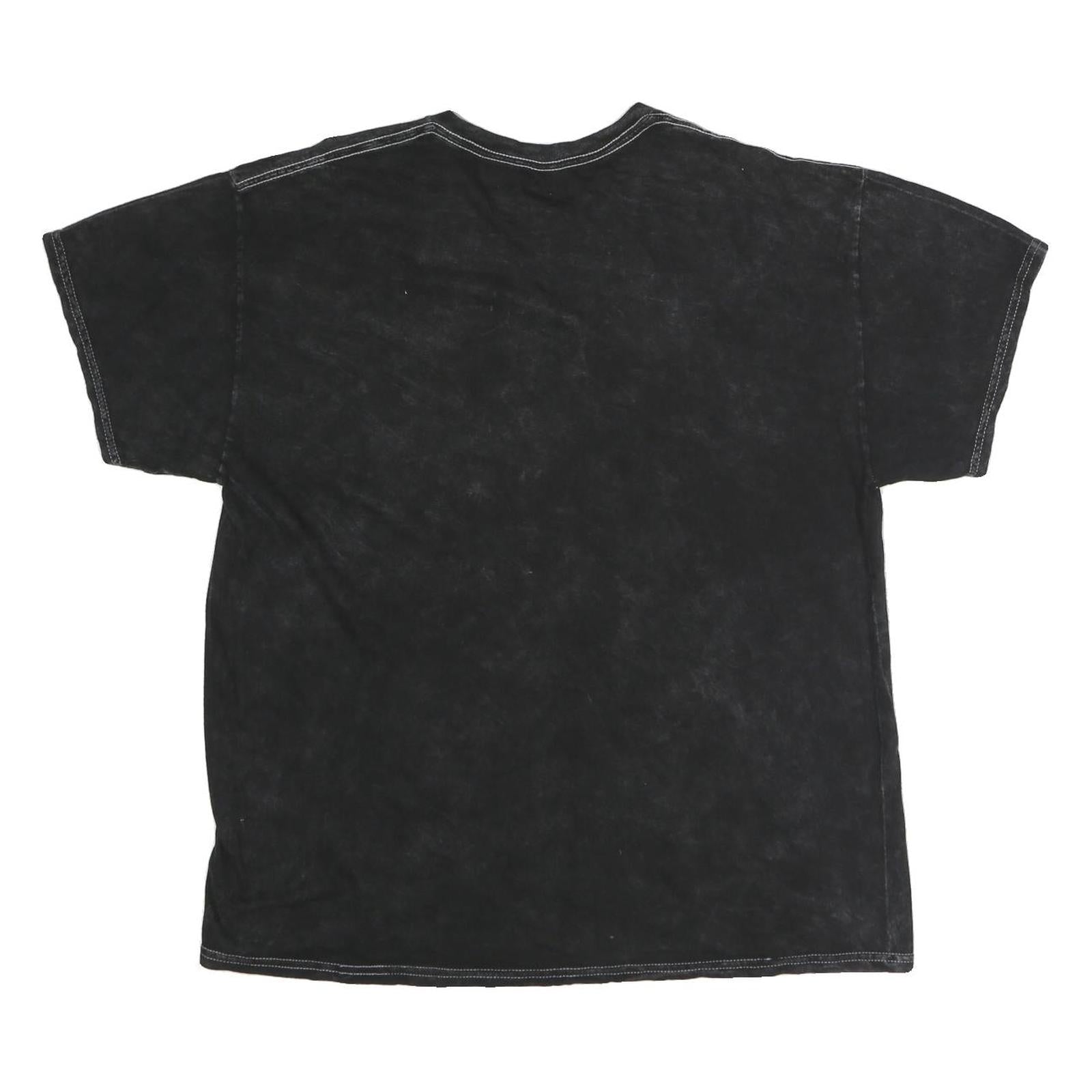 TOYOTA Mens Black Cotton Supra Graphic T-Shirt XL Short Sleeve Crew Neck Night